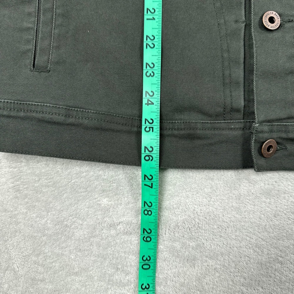 Howler Brothers Jacket Mens Medium Green Gaucho Utility Canvas Chore Outdoors - Picture 12 of 15
